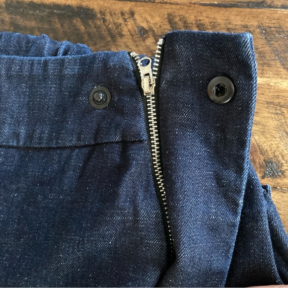 Locker Room Barrel Leg Jeans Raw Hem Cropped High Waist L/XL - Picture 6 of 14